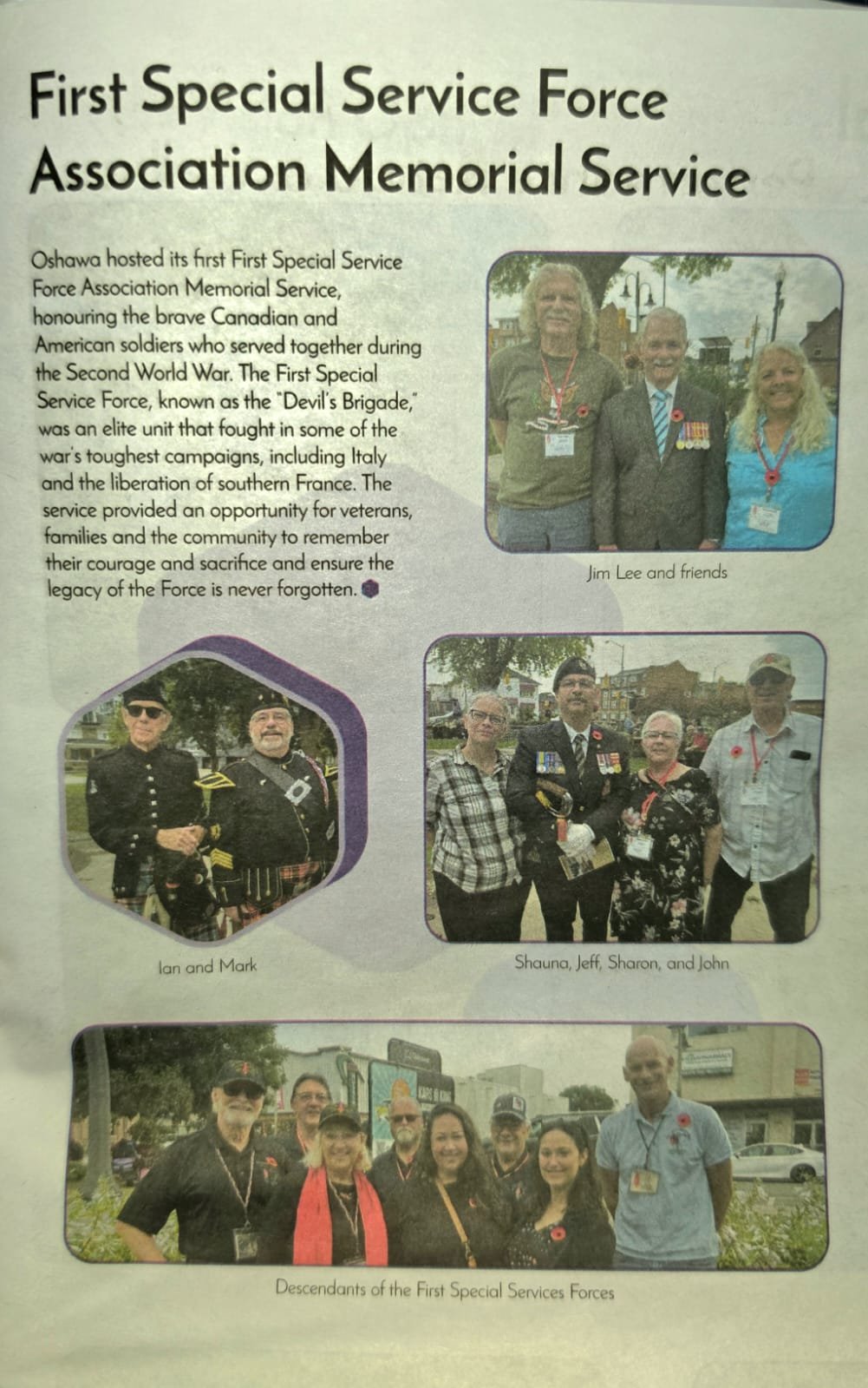 FSSF Association memorial service in Oshawa