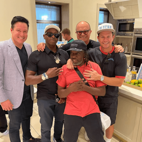 Rasta Phil with industry collaborators